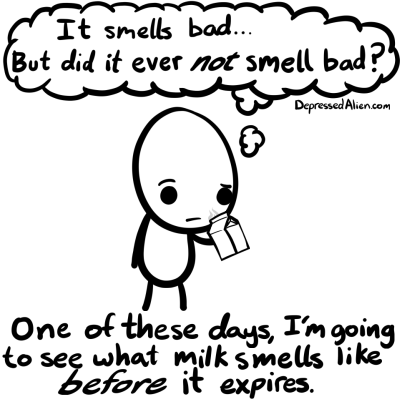 It has literally never smelled *good*...