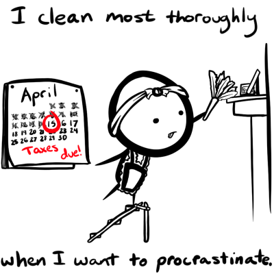 Alien procrastinates.